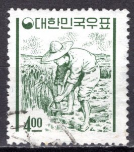 Korea South; 1962: Sc. # 366: Used UnWmk. Single Stamp