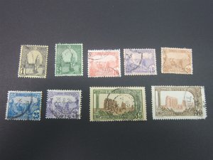 French Tunisia 1906 Sc 29,32,34,36,38-40,43-4 FU