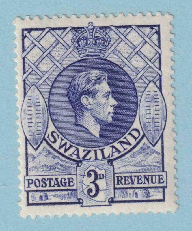 SWAZILAND 31  SG32c  MINT HINGED OG * PERF 13.5X14 - NO FAULTS EXTRA FINE! - PIJ