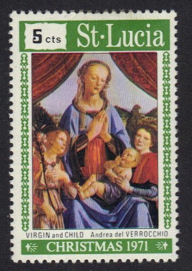 St Lucia 1971 MH  Christmas   5 c.    #