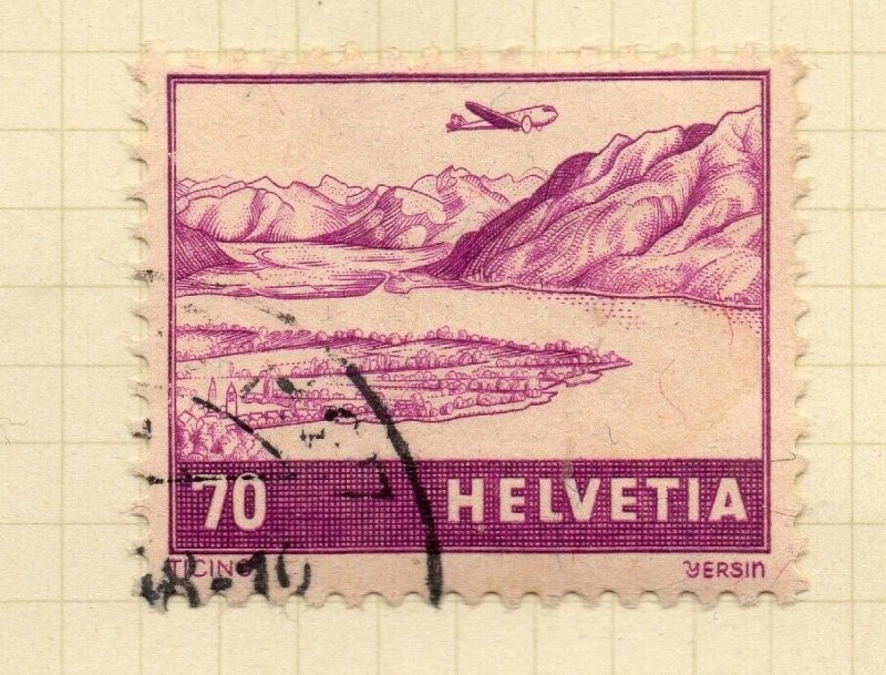 Switzerland 1941 Early Issue Fine Used 70c. NW-150555