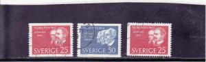 Sweden  Scott#  617-9  Used