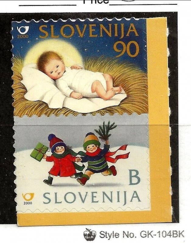 Slovenia Sc 437-8 NH of 2000 - Christmas 