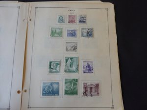 Chile 1949-1980 Mint/Used Stamp Collection on Album Pages