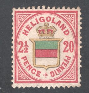 HELIGOLAND  #21b  Unused,  F/VF  CV $215.00 ... ..  2700042