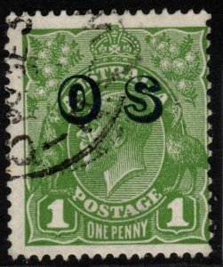 AUSTRALIA SGO129 1932 1d GREEN USED