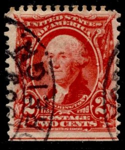 US Stamps #301 USED WASHINGTON ISSUE