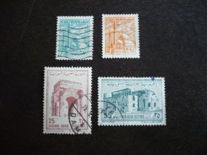 Stamps - Syria - Scott# 423-424,427-428 - Used Part Set of 4 Stamps