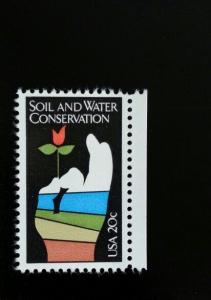 1984 20c Soil & Water Conservation Scott 2074 Mint F/VF NH