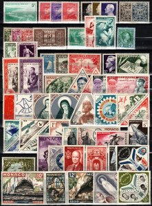 Worldwide  Lot- Monaco Unused  (X1473)