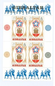Gibraltar #329a  Souvenir Sheet