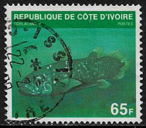 Ivory Coast #521B Used Stamp - Fish