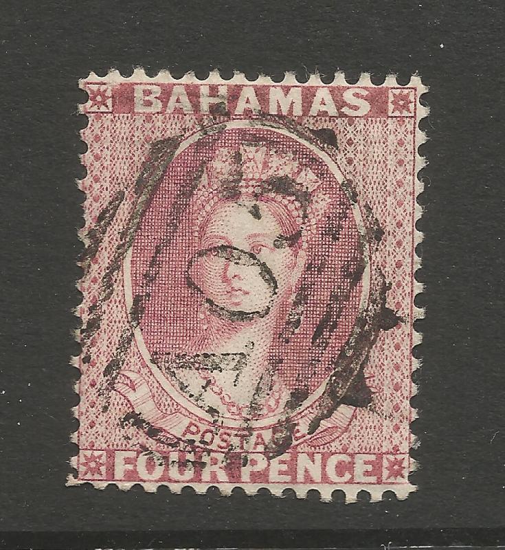 Bahamas #18b - Used - Wtmk 1 - Perf 14 - CV $50