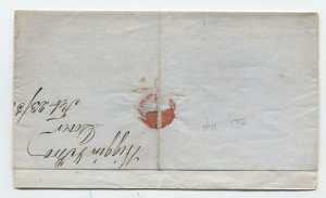 1850 Boston & Maine R.R. stampless folded letter [S.994] 