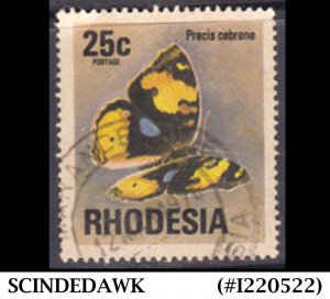 RHODESIA - 1974 BUTTERFLIES SCOTT#344 - USED