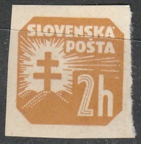 Slovakia / Slovakio     P10  (Imperf.    (N*)    1939   Journeaux