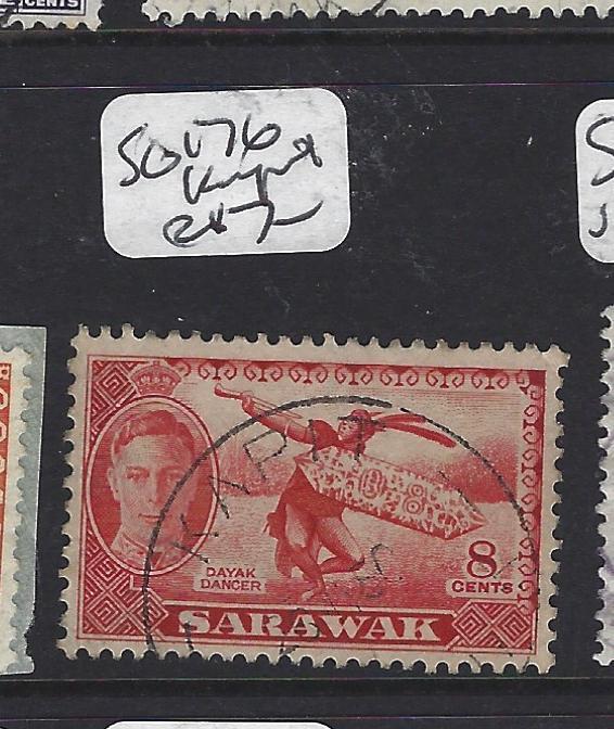  SARAWAK (P2708B) KGVI  8C DANCER  SG 176 KAPIT  CDS  VFU