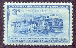 1006 B & O Railroad mint single
