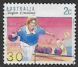 Australia # 1107 - Bowling - Used....(GR5)