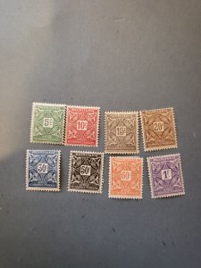 Stamps Mauritania Scott #J9-16 hinged