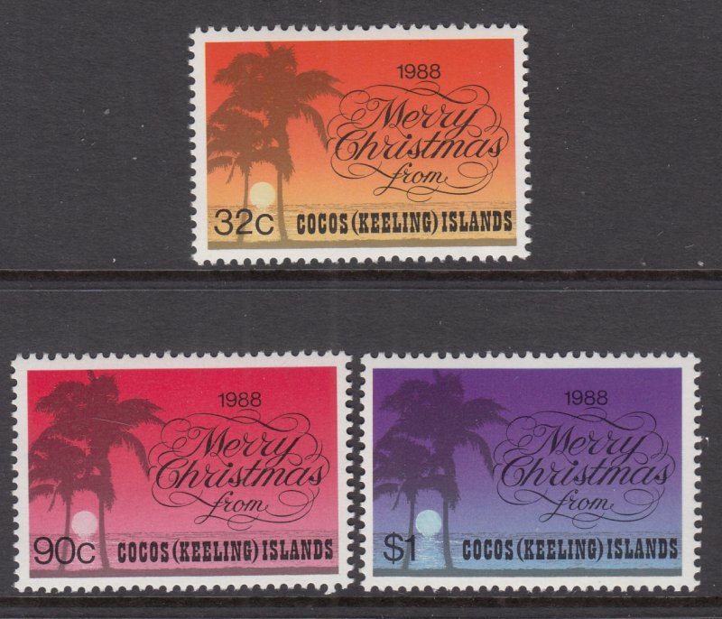 Cocos Keeling Islands 200-202 Christmas MNH VF