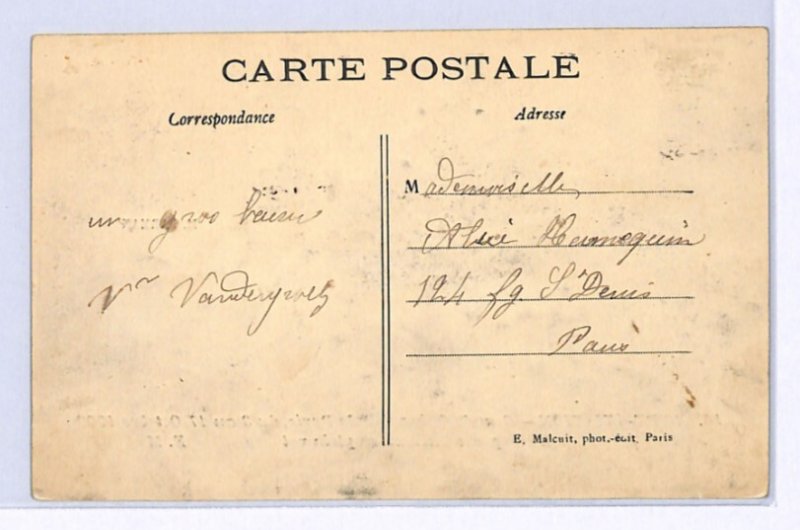FRANCE Postcard PIONEER Farman Biplane 1909 *PORT AVIATION/PARIS* Cachet XF277