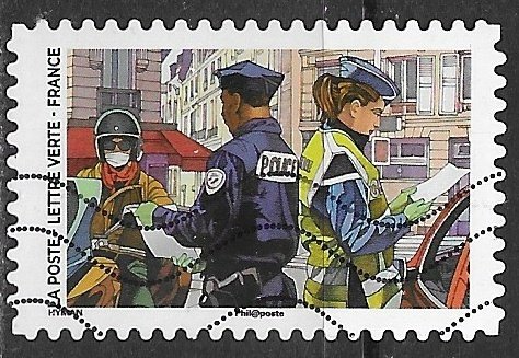 France ~ Scott # 5906 ~ Used ~ Police Officers