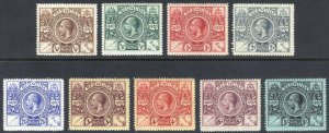 Bermuda 1921 1/4d-1s 2nd Tercentenary SG 68-76 Scott 71-79 LMM/MLH Cat£95($124)