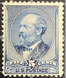 US Stamps-SC# 216 - MOGH - Thin - SCV $220.00