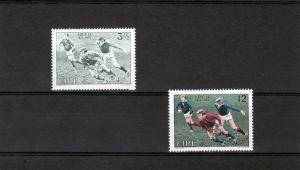 Ireland 1974 Sc #361-362 Irish Rugby Union Cent.(2) MNH VF