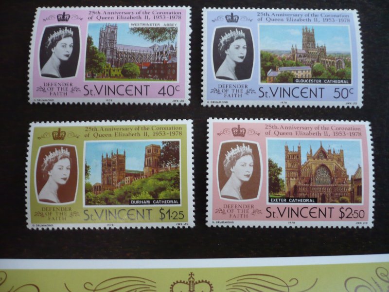 Stamps-St. Vincent -Scott#528-531a-Mint Never Hinged Set of 4+Souvenir Sheet