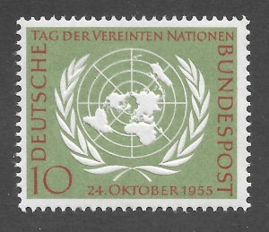 Germany Scott 736 MNHOG - 1955 United Nations Day Issue - SCV $3.00