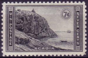 US #746. Mint LH. VF 