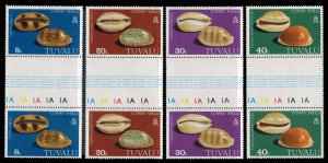 Tuvalu Scott 129-132 Mint never hinged.