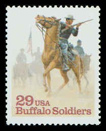 PCBstamps   US #2818 29c Buffalo Soldier, MNH, (7)