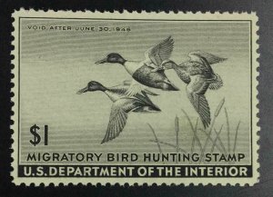 MOMEN: US STAMPS #RW12 DUCK MINT OG NH XF JUMBO LOT #72942*