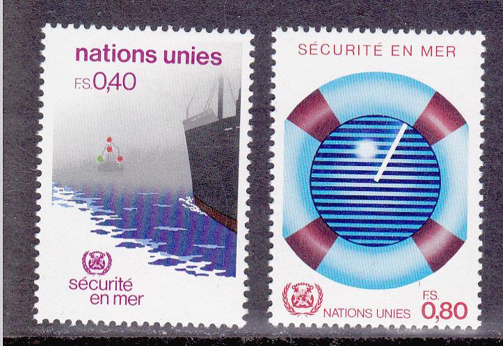 United Nations - Geneva # 114-115, Mint Never Hinged Set