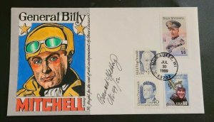 1999 General Billy Mitchell Bernard Goldberg Hand Painted First Day Cover