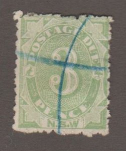 New South Wales - Australia States Scott #J4 Stamp  - Used Single