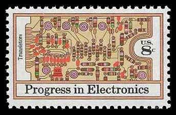 PCBstamps   US #1501 8c Electronics - Transistors, MNH, (28)