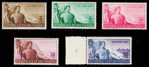 SAN MARINO 272-76  Mint (ID # 101712)