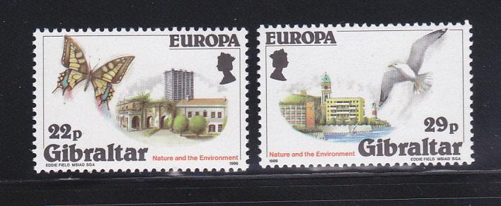 Gibraltar 483-484 Set MNH Europa (B)