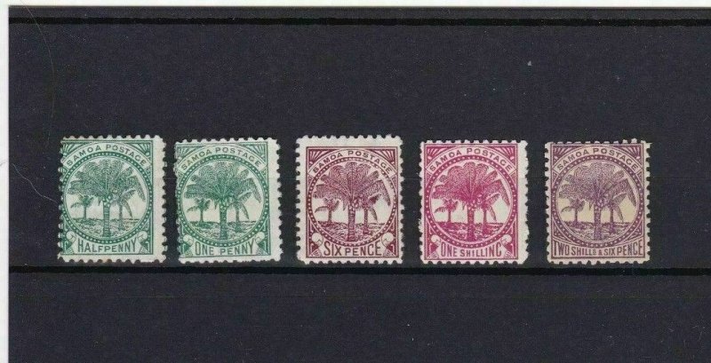 SAMOA  1886 MOUNTED MINT STAMPS CAT £55 REF 6784