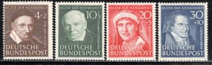 Germany Bund Scott # B320 - B323, mint nh