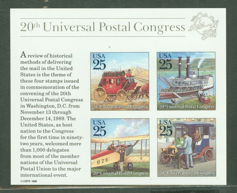 United States #2438 Mint (NH) Souvenir Sheet