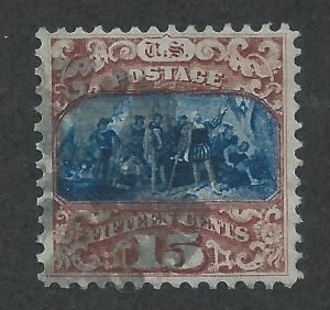 119 Used 15c. Pictorial, Type II, scv: $250