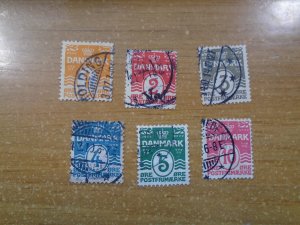 Denmark  #  57-62  used