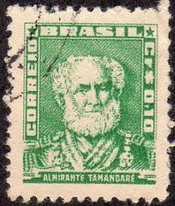 Brazil 788 - Used - 10c Admiral Marques Tamandare (1954) (2)