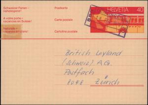 Switzerland, Government Postal Card