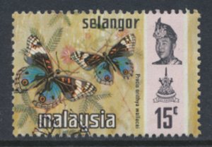 Malaysia  Selangor  SC# 133 Used Butterflies see details and scans